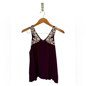 La Hearts Embroidered Top